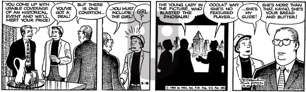 Alley Oop on Wednesday September 18, 1968 Comic Strip