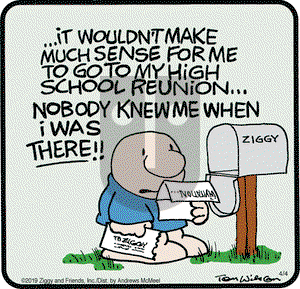 Ziggy on Thursday April 4, 2019 Comic Strip