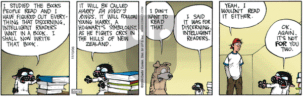 Get Fuzzy on Monday November 13, 2006 Comic Strip