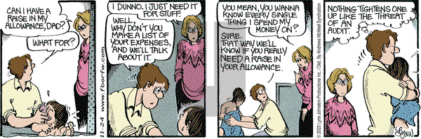 For Better or For Worse - Friday November 24, 2023 Comic Strip