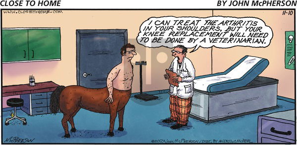 Close to Home on Sunday November 10, 2024 Comic Strip