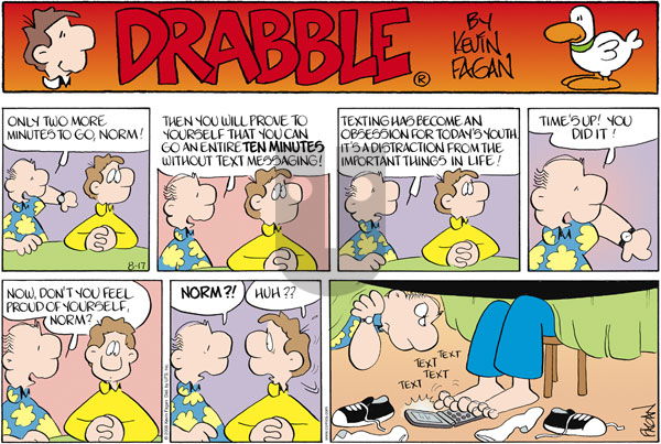 Drabble on Sunday August 17, 2008 Comic Strip