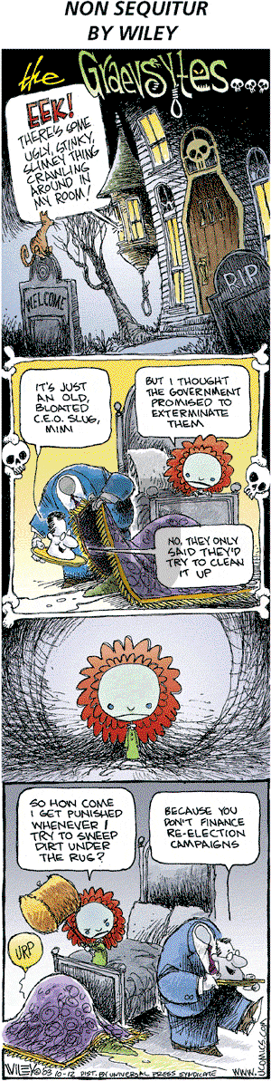 Non Sequitur on Friday November 28, 2003 Comic Strip