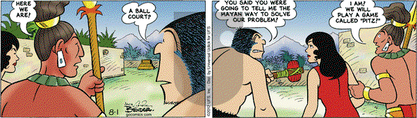 Alley Oop on Wednesday August 1, 2012 Comic Strip