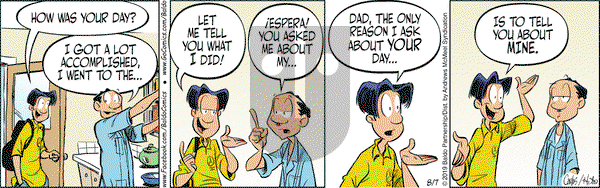 Baldo on Wednesday August 7, 2019 Comic Strip