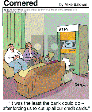 Cornered on Wednesday December 25, 2013 Comic Strip