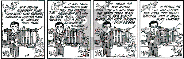 Doonesbury on Friday August 17, 1973 Comic Strip