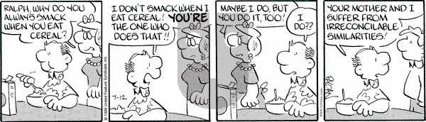 Drabble on Monday July 12, 1999 Comic Strip