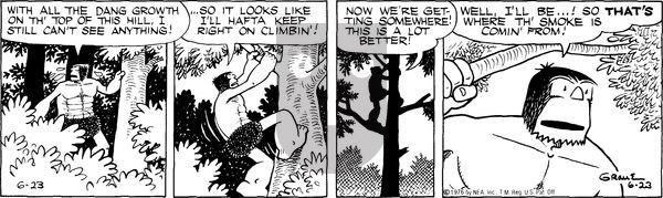 Alley Oop on Wednesday June 23, 1976 Comic Strip