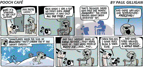 Pooch Cafe on Sunday November 19, 2006 Comic Strip