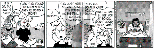 Luann on Wednesday October 7, 1998 Comic Strip
