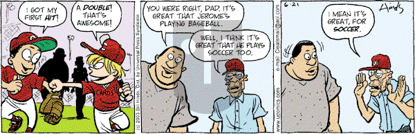 Cleats - Saturday June 21, 2003 Comic Strip