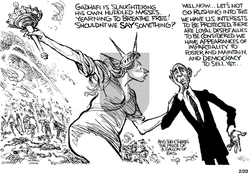 Pat Oliphant on Wednesday February 23, 2011 Comic Strip