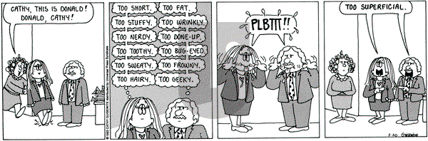 Cathy Classics on Thursday May 20, 1993 Comic Strip