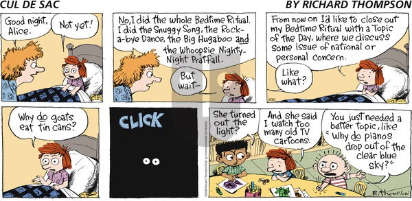 Cul de Sac on Sunday September 30, 2018 Comic Strip