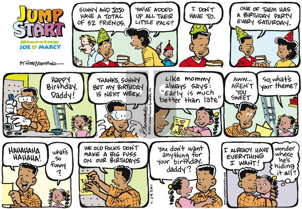 JumpStart on Sunday July 29, 2001 Comic Strip