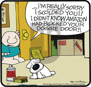 Ziggy on Wednesday August 7, 2019 Comic Strip