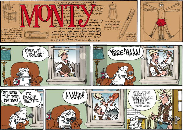 Monty on Sunday March 6, 2016 Comic Strip