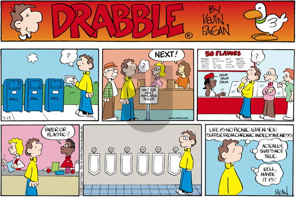 Drabble on Sunday July 17, 2005 Comic Strip