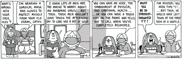 Cathy Classics on Thursday January 26, 1995 Comic Strip
