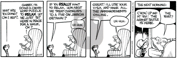 Grand Avenue on Monday August 29, 2005 Comic Strip