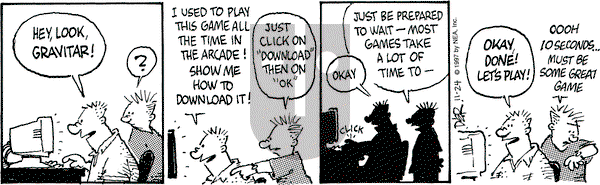 Betty on Monday November 24, 1997 Comic Strip