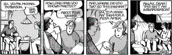 For Better or For Worse - Friday August 27, 1993 Comic Strip