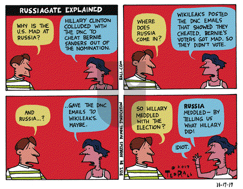 Ted Rall on Friday November 17, 2017 Comic Strip