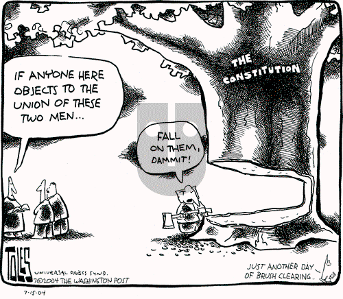 Tom Toles on Thursday July 15, 2004 Comic Strip