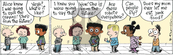 Cul de Sac on Friday April 27, 2018 Comic Strip