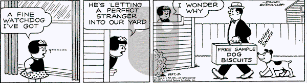 Nancy on Tuesday September 7, 1971 Comic Strip