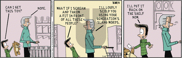 Grand Avenue on Thursday January 4, 2024 Comic Strip