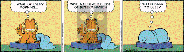 Garfield on Thursday May 1, 2025 Comic Strip