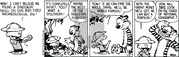 Calvin and Hobbes - Friday May 6, 1988 Comic Strip