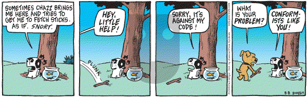 Pooch Cafe on Tuesday August 8, 2006 Comic Strip