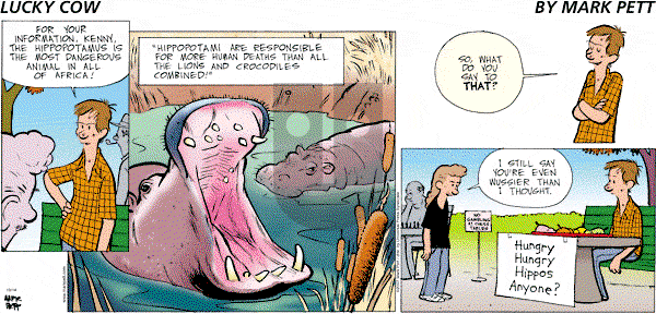 Lucky Cow on Sunday October 14, 2007 Comic Strip