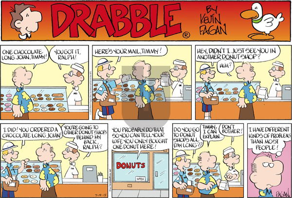Drabble on Sunday July 19, 2015 Comic Strip