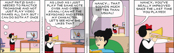 Nancy on Saturday May 23, 2020 Comic Strip