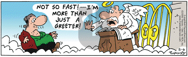 Frank and Ernest on Saturday August 6, 2005 Comic Strip