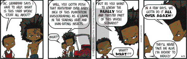 The Boondocks on Tuesday June 13, 2006 Comic Strip