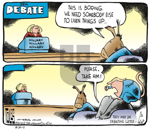 Tom Toles on Sunday August 30, 2015 Comic Strip