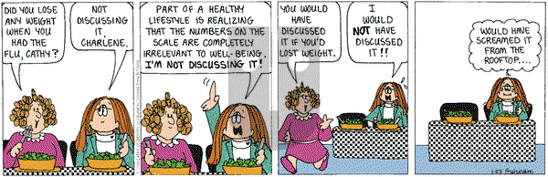 Cathy Classics on Saturday December 25, 1999 Comic Strip
