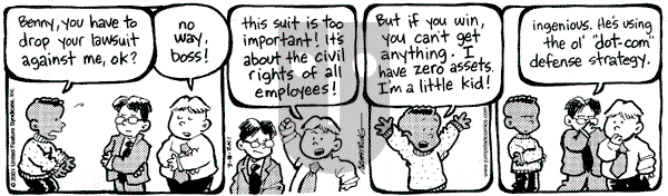 JumpStart on Tuesday May 8, 2001 Comic Strip