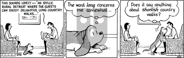 Fred Basset on Wednesday November 8, 2006 Comic Strip