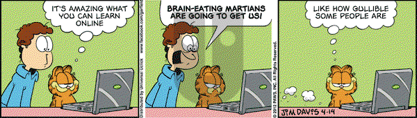 Garfield on Saturday April 14, 2012 Comic Strip