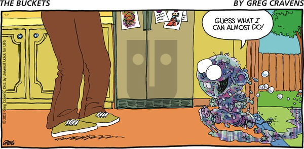 The Buckets on Sunday April 7, 2013 Comic Strip