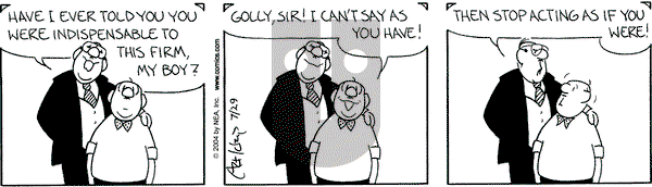The Born Loser on Thursday July 29, 2004 Comic Strip