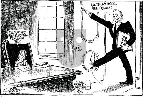 Pat Oliphant on Friday September 27, 2002 Comic Strip