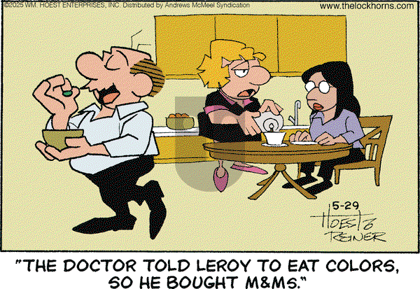 The Lockhorns on Thursday May 29, 2025 Comic Strip
