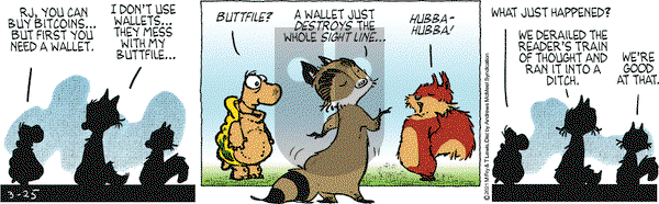Over the Hedge on Thursday March 25, 2021 Comic Strip